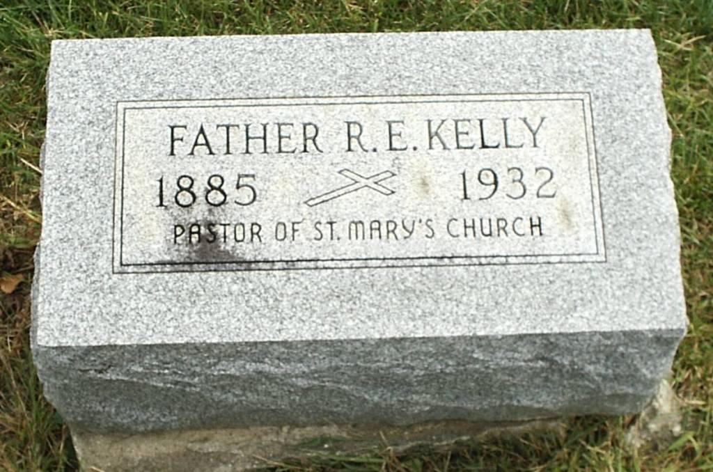 Tombstone Tuesday: Fr. Robert Emmett KELLY (1885-1932)